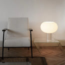 Vintage Tischlampe aus Glas im Design für die Innendekoration