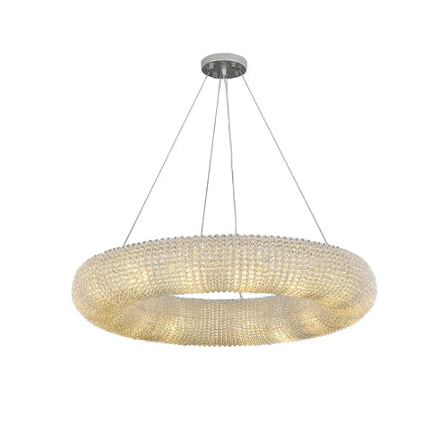 Modern Luxury Crystal Loft Chandelier Living Room Lustre Pendant Lamp Suspension Home Interior Decor Hanging Light Fixtures