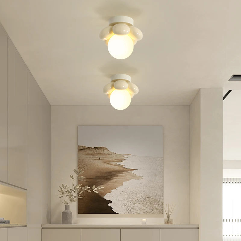 lustre moderne à pétales pour chambre d'enfant - vue 4 sur 17