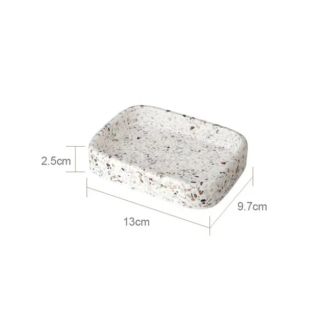 distributeur de savon en pierre naturelle pour salle de bain décorative - vue 12 sur 14