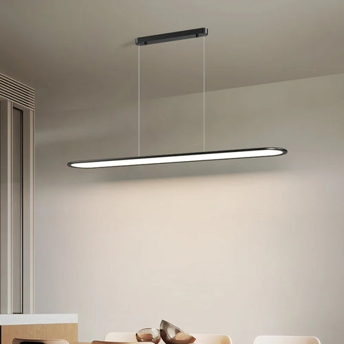 Moderner und minimalistischer LED-Kronleuchter für nordische Dekoration - vue 3 sur 12