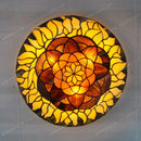 16-Inch Continental Sunflower Ceiling Tiffanylamps Bedroom Children's Den Bar Glass Art Lighting Personality Stairs