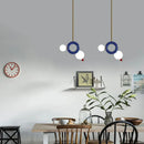 Art-Déco-Pendelleuchte aus Metall für ein elegantes Interieur
