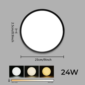 Moderner LED-Deckenleuchte mit dekorativem Panel – Ideale Leuchte