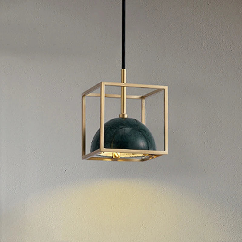 suspension vintage cage led décoration maison européenne