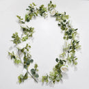 simulation de plante verte roses en soie décoration florale artificielle