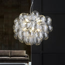 lustre moderne moonriver en verre suspendu pour décoration