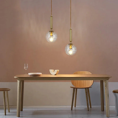 Moderne Pendelleuchte aus Glas für stilvolles Interieur - vue 3 sur 14
