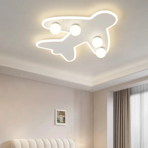 Moderne LED-Deckenleuchte Flugzeug für Kinderzimmer - vue 4 sur 10