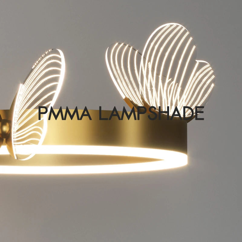 LED-Wandleuchte minimalistisch Schmetterlingsform Hausdekoration - vue 5 sur 10