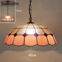 Pendelleuchte aus Buntglas im Tiffany-Stil für Ihre Inneneinrichtung