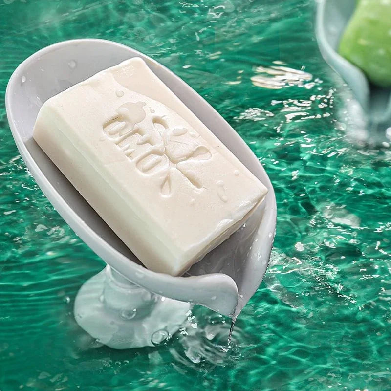 distributeur de savon en forme de feuille pour cuisine et salle de bain - vue 4 sur 8
