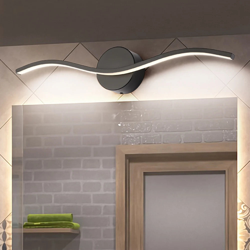 applique murale led moderne en aluminium pour éclairage intérieur - vue 3 sur 6