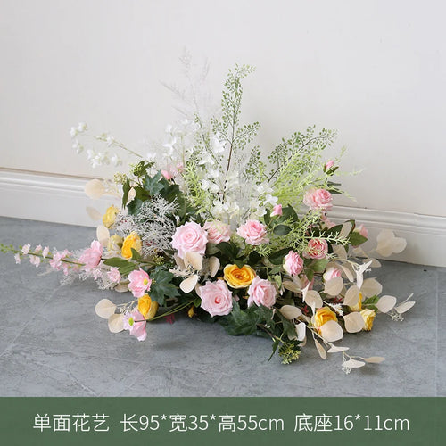 arrangement de fleurs artificielles pour décoration de mariage et événements