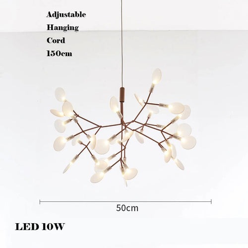 lustre créatif en acier inoxydable et acrylique pour décoration intérieure