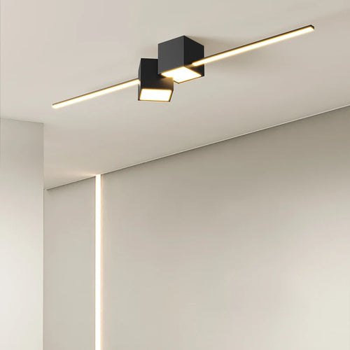 Minimalistischer LED-Kronleuchter für moderne Innenbeleuchtung - vue 3 sur 10
