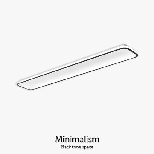 Moderne LED-Deckenleuchte im minimalistischen Design mit langer Lichtleiste - vue 7 sur 10