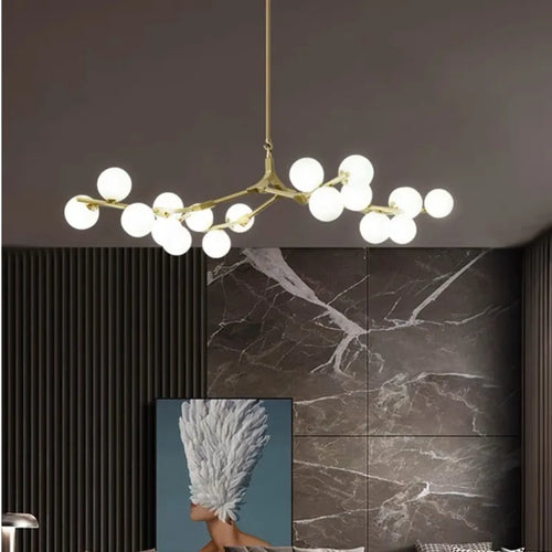 Moderne Pendelleuchte für Innenbereich dimmbar minimalistisches Design dekorativ - vue 6 sur 12