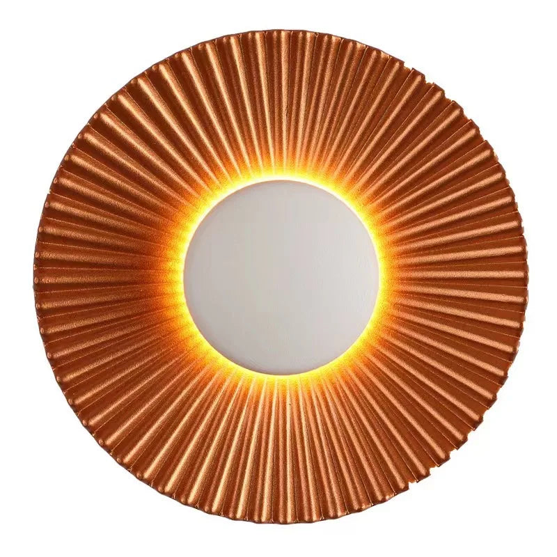 Moderne LED-Wandleuchte in Scheibenform für die Innendekoration - vue 5 sur 10