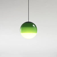 Moderner LED-Kronleuchter aus Farbverlauf-Glas für den Innenbereich