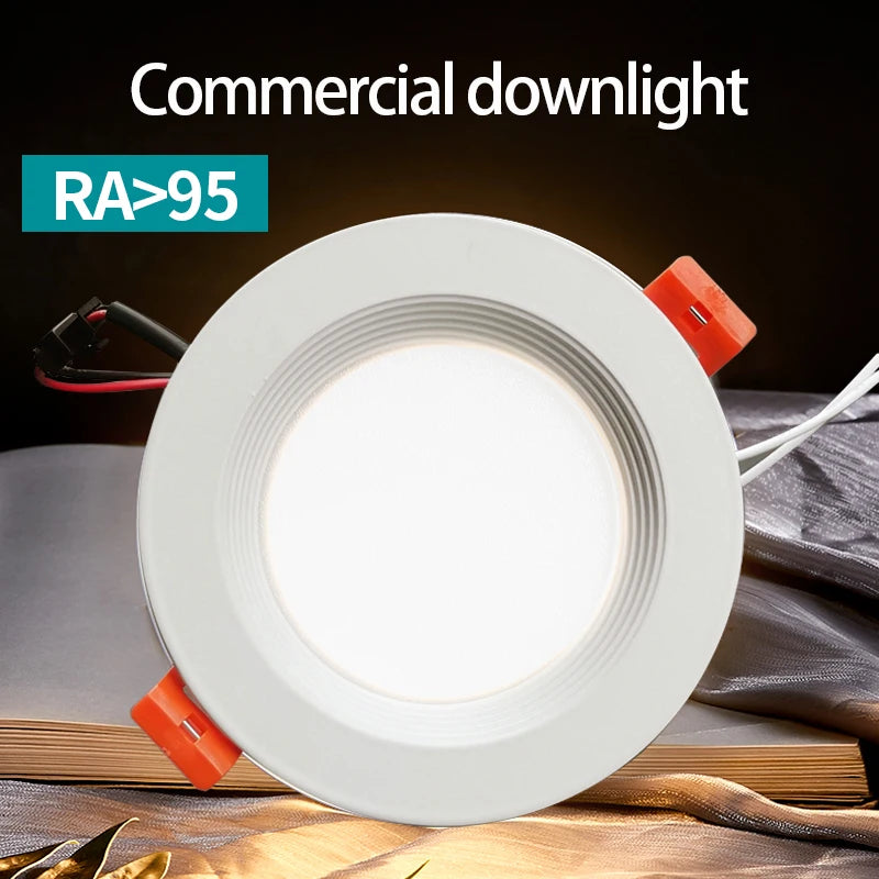 LED-Deckenleuchte mit integriertem LED-Modul für modernes und elegantes Licht - vue 4 sur 6