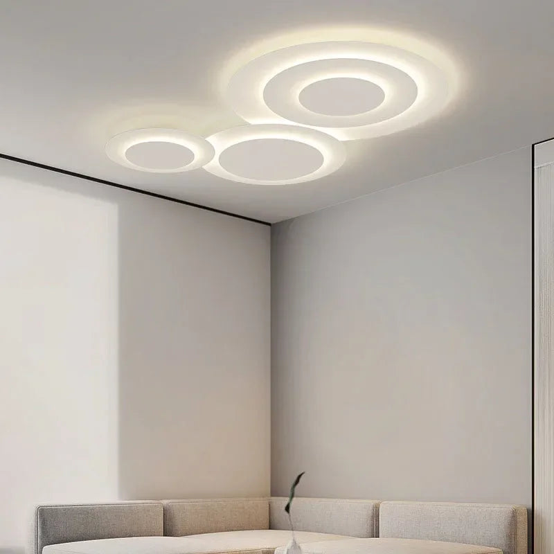 Moderner LED-Deckenleuchte für stilvolle Innendekoration und Design-Leuchten - vue 4 sur 16