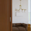 Lustre en verre pour salon