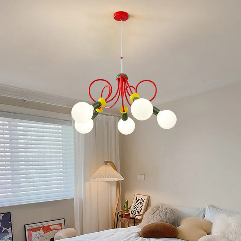 lustre memphis design classique pour hôtel et restaurant - vue 2 sur 9