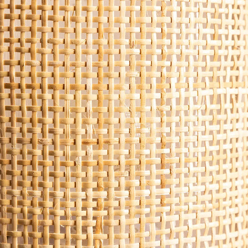 Wandleuchte aus Rattan im asiatisch-minimalistischen Stil mit Schalter - vue 5 sur 10