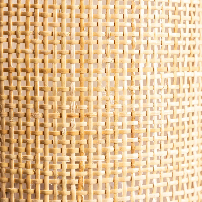 Wandleuchte aus Rattan im asiatisch-minimalistischen Stil mit Schalter - vue 5 sur 10