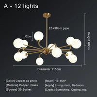 LED-Deckenleuchte im modernen nordischen Design für dekorative Innenbeleuchtung