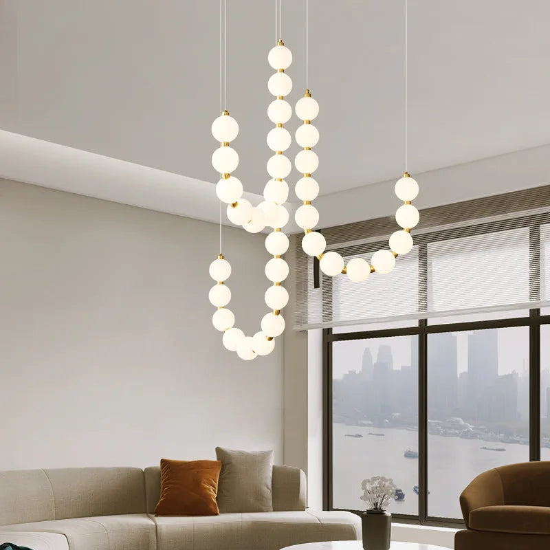 laiton led ronde suspension lumières fil réglable aluminium suspension lampe - vue 6 sur 30