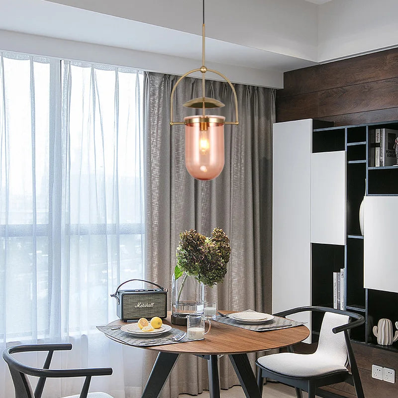 suspension en verre design minimaliste pour espace moderne - vue 4 sur 8