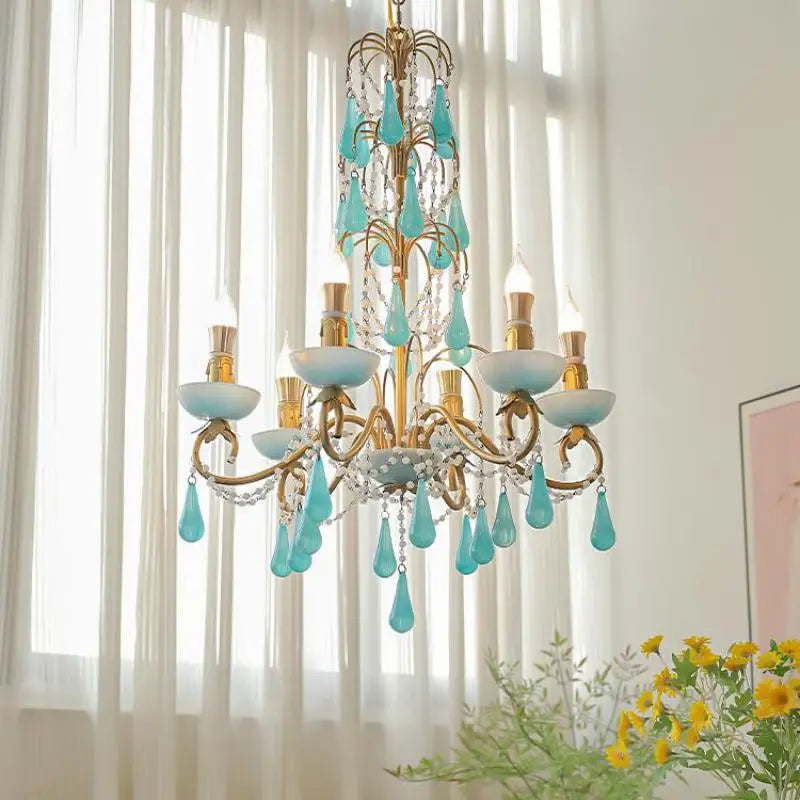lustre créatif en forme de goutte pour décoration moderne - vue 2 sur 7