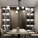 lustre led moderne youlaike en verre pour salon cuisine