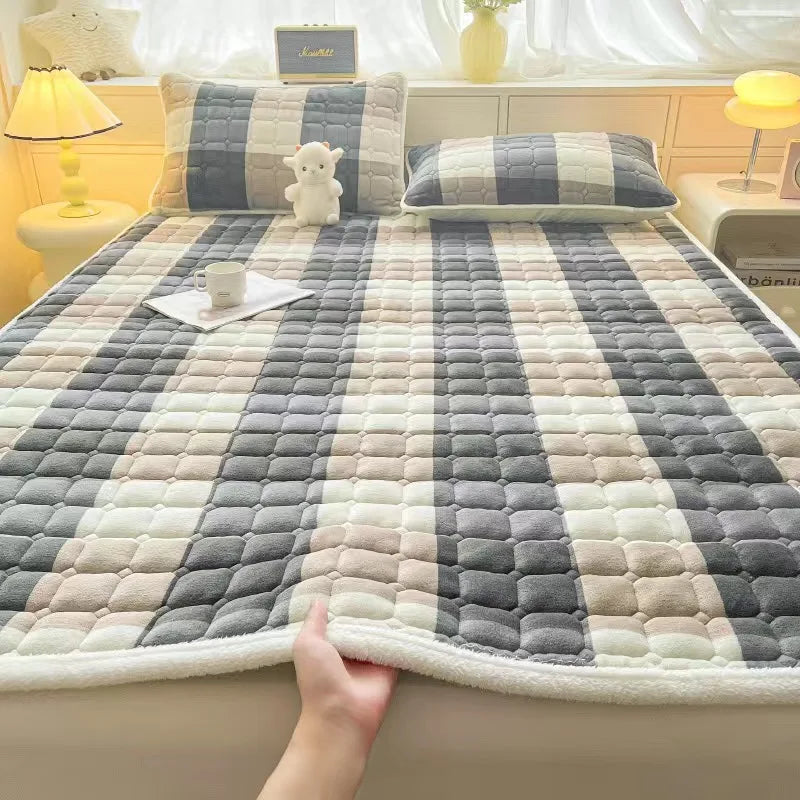 surmatelas en velours chaud pour un confort hivernal - vue 8 sur 15