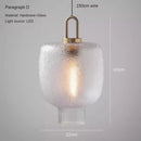 lustre en verre minimaliste au style luxueux et léger