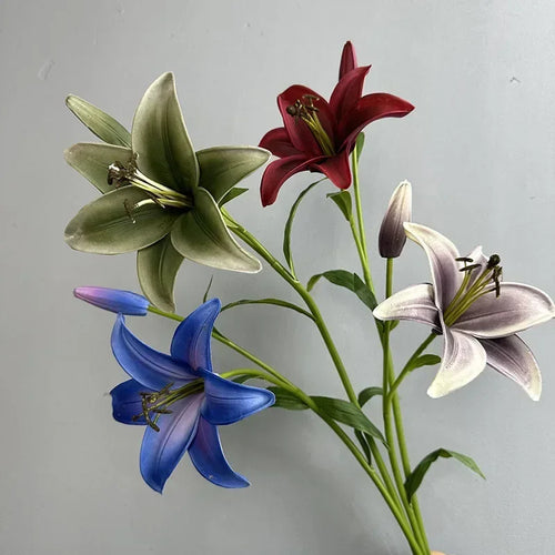 branche de lys artificielle décoration florale pour intérieur