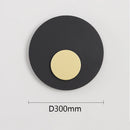 LED-Wandleuchte goldene Mond nordisches Design dekorativ