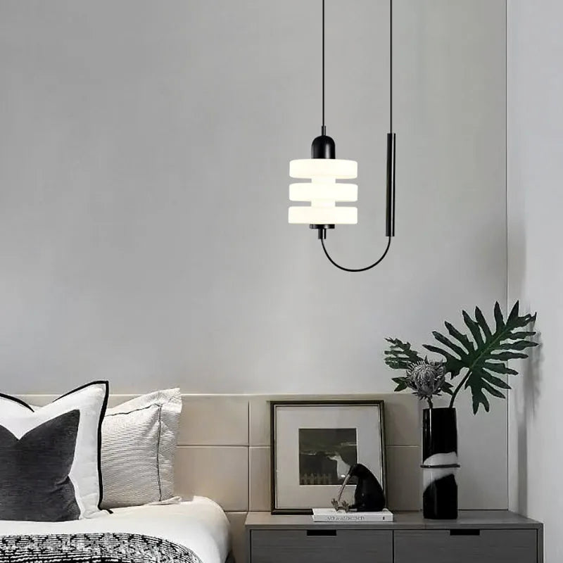 suspension LED moderne chevet pour salon salle à manger Restaurant hôtel décor à la maison - vue 4 sur 7