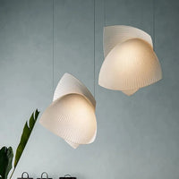 Moderner LED-Kronleuchter Wabi Sabi aus Stoff – Dekorative Beleuchtung