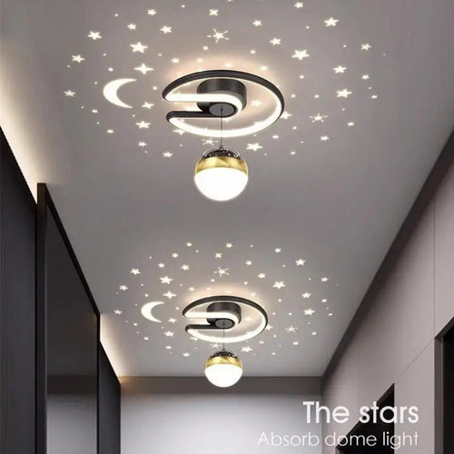 suspension boule led étoilée pour décoration intérieure et extérieure - vue 5 sur 9