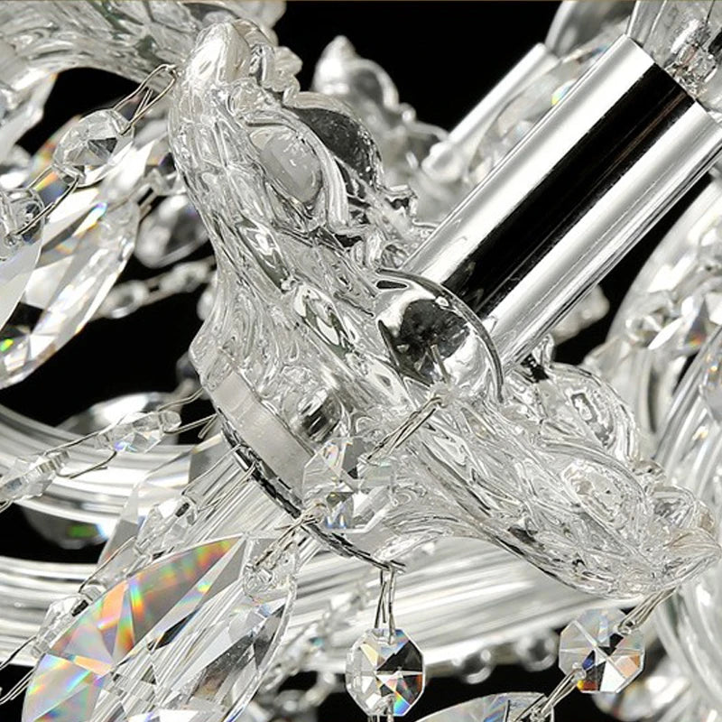 lustre en cristal moderne pour une décoration luxueuse