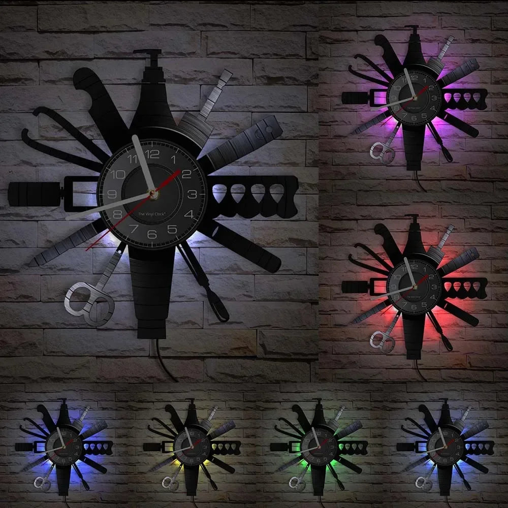 horloge murale vinyle pour salon de manucure et beauté - vue 28 sur 31