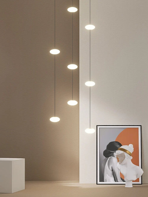 lustre minimaliste moderne pour villa duplex style nordique