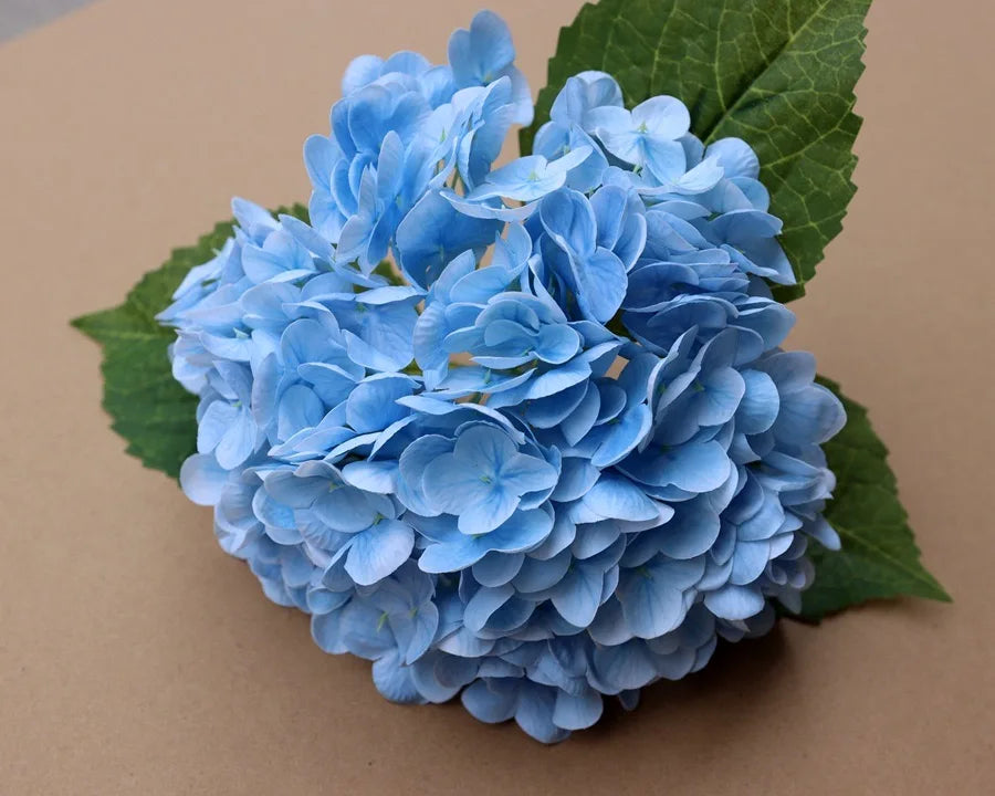 fleur d'hortensia artificielle réaliste pour décoration de fête