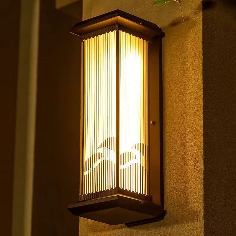 applique murale extérieure à led pour jardin et porche - vue 4 sur 8