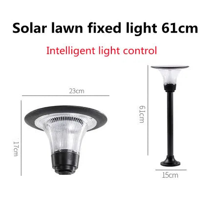 Solar-LED-Stehleuchte für Garten und Außenwege - vue 12 sur 13