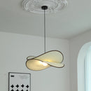 Lustres en tissu rétro français lampes suspendues modernes et romantiques pour chambre à coucher