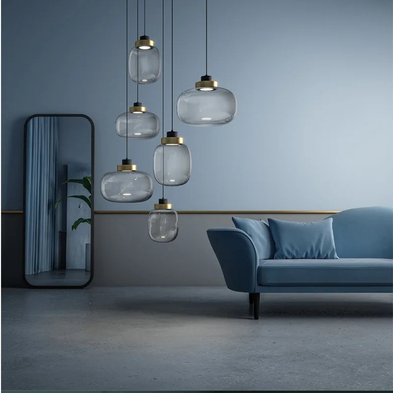 Suspension led moderne nordique - vue 6 sur 8